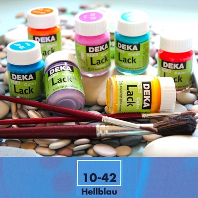 Lesklá akrylová farba Deka Color Lack 25 ml - 42 svetlomodrá