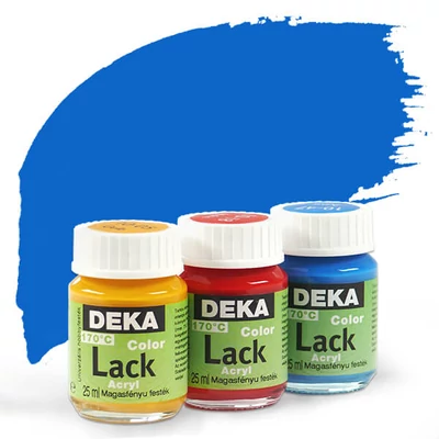 Lesklá akrylová farba Deka Color Lack 25 ml - 49 modrá