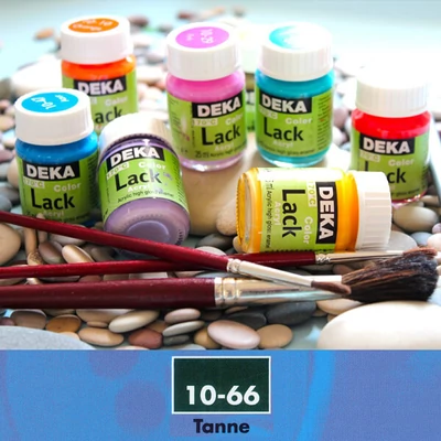 Lesklá akrylová farba Deka Color Lack 25 ml - 66 borovicová zelená