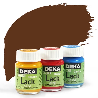 Lesklá akrylová farba Deka Color Lack 25 ml - 84 hnedá