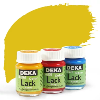 Lesklá akrylová farba Deka Color Lack 25 ml - 94 zlatá