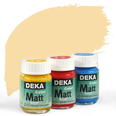 Akrylová farba Deka Color Matt 25 ml - 11 krémová