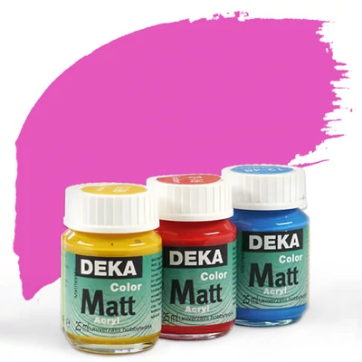 Akrylová farba Deka Color Matt 25 ml - 29 pink