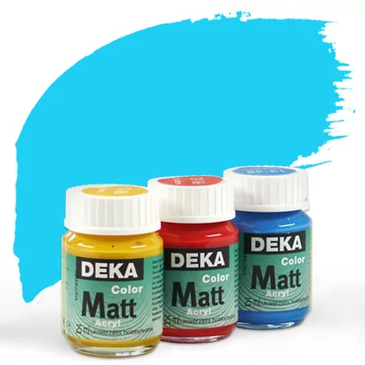 Akrylová farba Deka Color Matt 25 ml - 55 vodná modrá