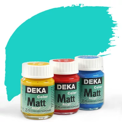 Akrylová farba Deka Color Matt 25 ml - 58 tyrkysová