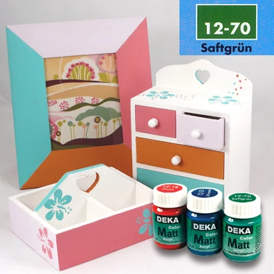 Akrylová farba Deka Color Matt 25 ml - 70 šťavovo zelená