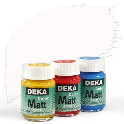 Akrylová farba Deka Color Matt 25 ml - 92 biela