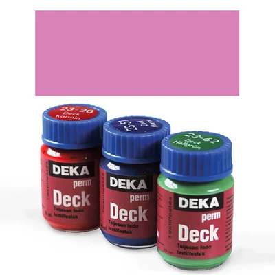 Nepriehľadná textilná farba na tmavé textílie Deka Perm Deck - 29 pink