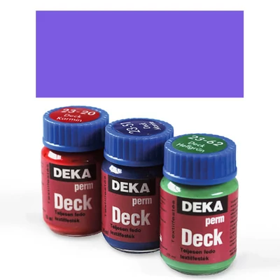 Nepriehľadná textilná farba na tmavé textílie Deka Perm Deck - 33 fialová