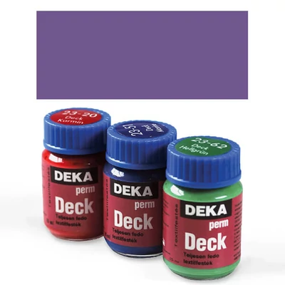 Nepriehľadná textilná farba na tmavé textílie Deka Perm Deck - 39 viola