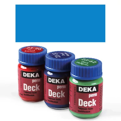 Nepriehľadná textilná farba na tmavé textílie Deka Perm Deck - 47 azúrová