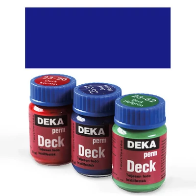 Nepriehľadná textilná farba na tmavé textílie Deka Perm Deck - 51 námornícka modrá