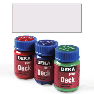 Nepriehľadná textilná farba na tmavé textílie Deka Perm Deck - 92 biela