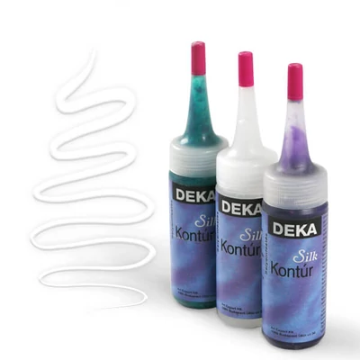 Kontúra na hodváb Deka Silk 30 ml - 00 bezfarebná