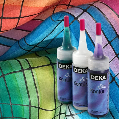 Kontúrovacia farba na hodváb Deka Silk 30 ml - v rôznych farbách