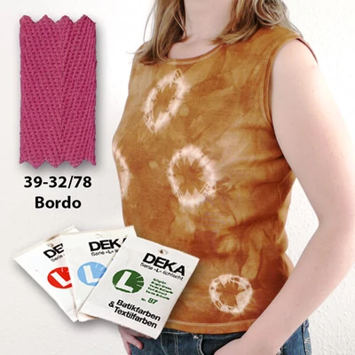 Batikovacia farba Deka 10 g - bordová