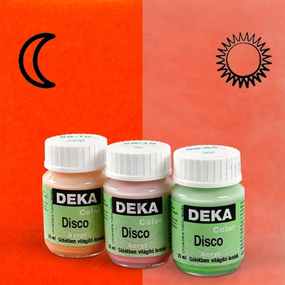 Farba svietiaca v tme Deka Color Disco - 15 pink