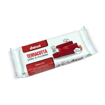 Plastelína schnúca na vzduchu Darwi Terracotta, 500 g - terakota