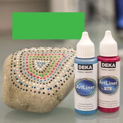 Univerzálna 3D farba Deka Art Liner, 30 ml - zelená