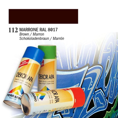 Dekorová akrylová farba v spreji APA, 400 ml - 112, marrone