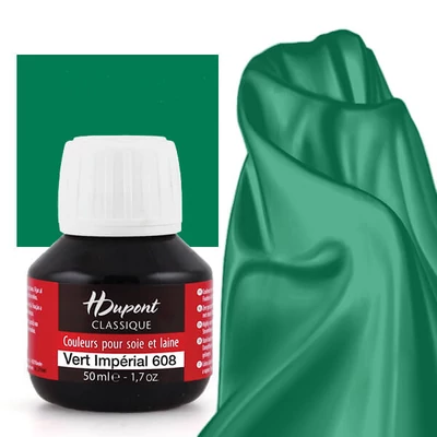 Naparovacia farba na hodváb H Dupont Classique 50 ml - 608 cisárska zelená, vert Imperal