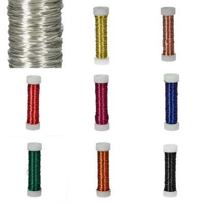 Šperkársky drôt, 0,3 mm, 25 m - v rôznych farbách