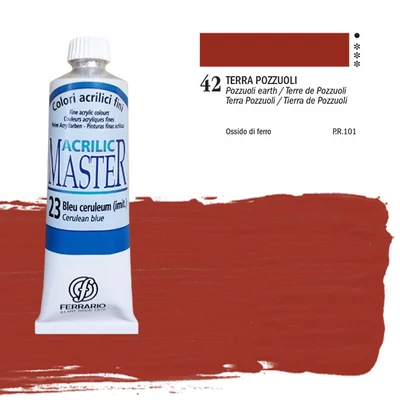 Akrylová farba Ferrario Master, 60 ml - 42, pozzuoli earth