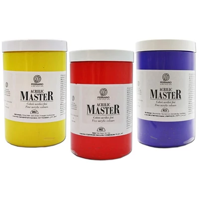 Akrylová farba Ferrario Master, 1000 ml - vo viacerých farbách