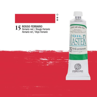 Olejová farba Ferrario Master, 60 ml - 15, ferrario red