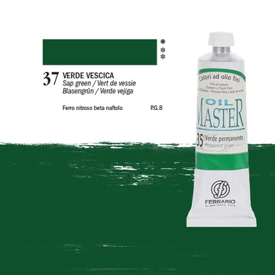 Olejová farba Ferrario Master, 60 ml - 37, sap green