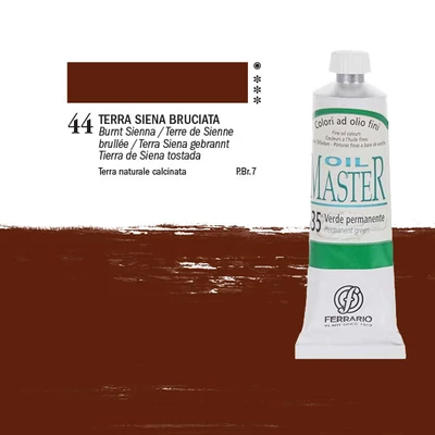 Olejová farba Ferrario Master, 60 ml - 44, burnt sienna