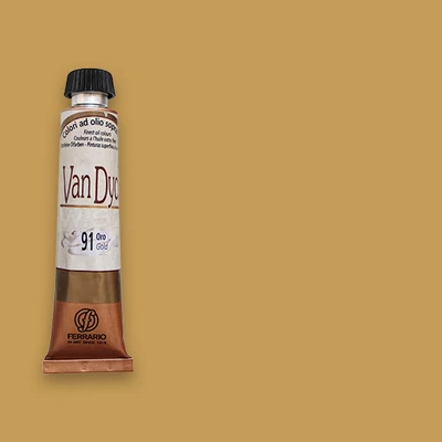 Olejová farba Ferrario Van Dyck, 20 ml - 22, yellow ochre light
