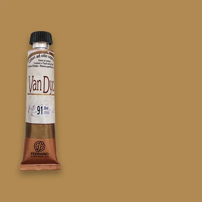 Olejová farba Ferrario Van Dyck, 20 ml - 23, yellow ochre