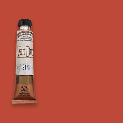 Olejová farba Ferrario Van Dyck, 20 ml - 27, cadmium red light