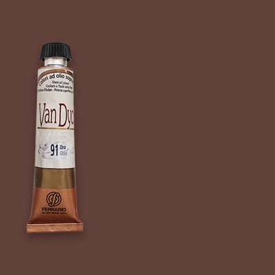 Olejová farba Ferrario Van Dyck, 20 ml - 32, indian red