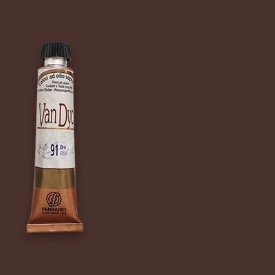 Ferrario Van Dyck olejová farba, 20 ml - 33, burnt sienna
