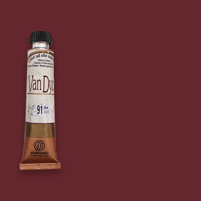 Olejová farba Ferrario Van Dyck, 20 ml - 39, rose madder deep