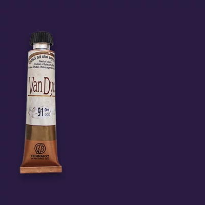 Olejová farba Ferrario Van Dyck, 20 ml - 45, cobalt violet dark