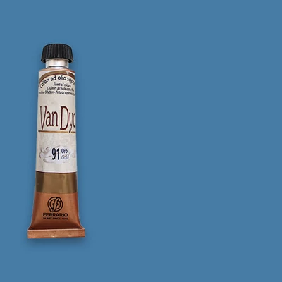 Olejová farba Ferrario Van Dyck, 20 ml - 54, cerulean blue