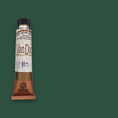 Olejová farba Ferrario Van Dyck, 20 ml - 60, emerald green