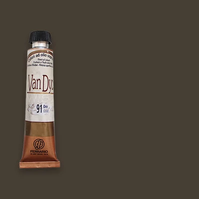 Olejová farba Ferrario Van Dyck, 20 ml - 79, sepia
