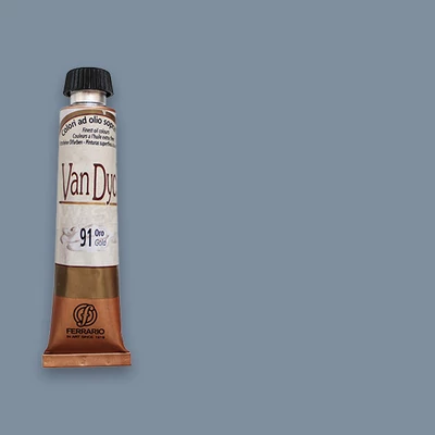 Olejová farba Ferrario Van Dyck, 20 ml - 81, payne's grey