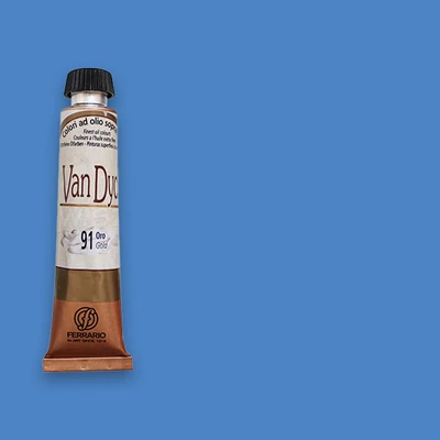 Olejová farba Ferrario Van Dyck, 20 ml - 87, king's blue deep