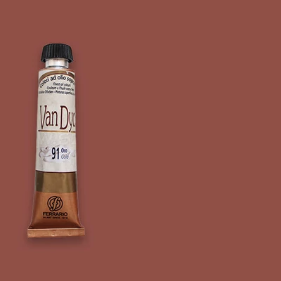 Olejová farba Ferrario Van Dyck, 20 ml - 94, copper