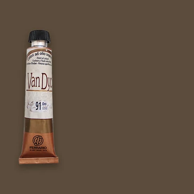 Olejová farba Ferrario Van Dyck, 20 ml - 95, bronzo bronze