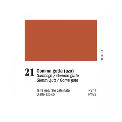 Olejová farba Ferrario Van Dyck, 20 ml - 21, gamboge