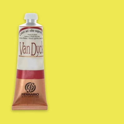 Olejová farba Ferrario Van Dyck, 60 ml - 12, cadmium yellow lemon