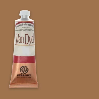 Olejová farba Ferrario Van Dyck, 60 ml - 24, gold ochre