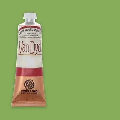 Olejová farba Ferrario Van Dyck, 60 ml - 63, cinnabar green light