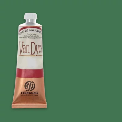 Olejová farba Ferrario Van Dyck, 60 ml - 66, zinc green deep